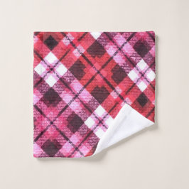 Patrón de vino blanco rosado de la comprobación de