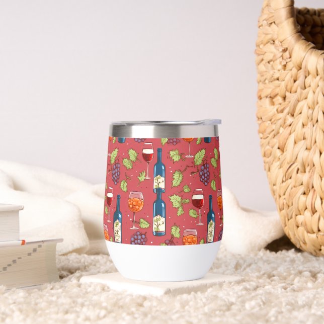 Patrón de vino y uvas (Sala de estar)