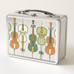 Patrón de violonchelo colorido