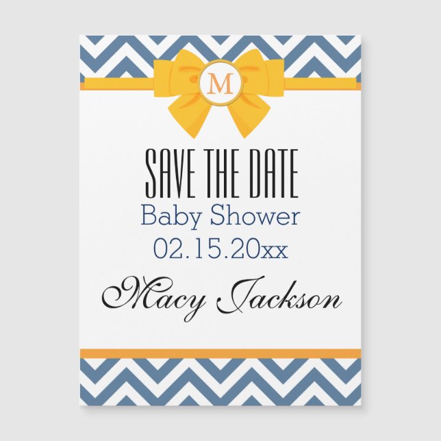 Patrón de zig zag azul y blanco (Anverso)