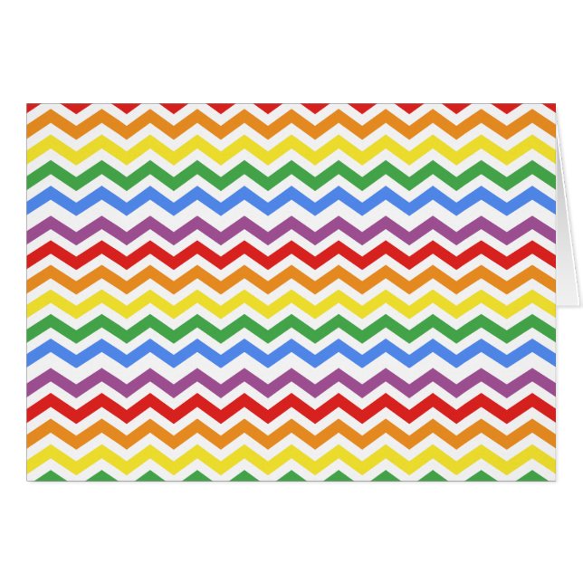 Patrón de ZigZag Arcoíris (Anverso (Horizontal))