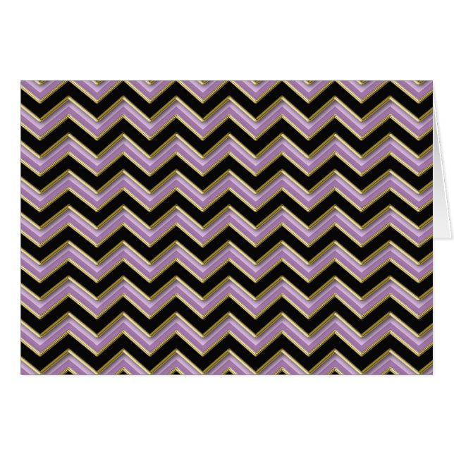 Patrón de zigzag negro de oro antimetista (Anverso (Horizontal))