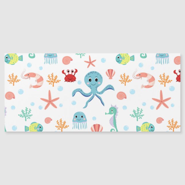 Patrón del mundo marino (Anverso)