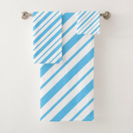 Patrón diagonal rayado azul y blanco