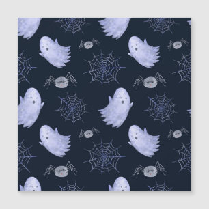 Patrón divertido de Halloween de araña fantasma.