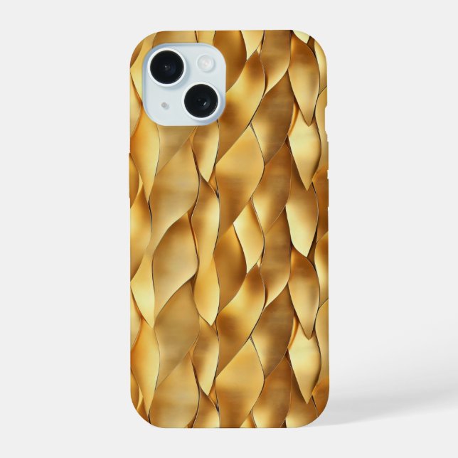 Patrón Dorado Abstracto (Reverso )