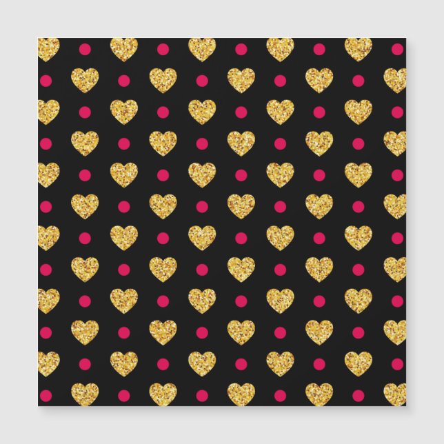 Patrón el día de San Valentín Gold Hearts-23655 (Anverso)