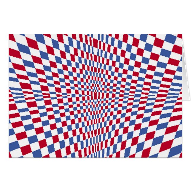 Patrón elegante cuadrado de deformación (Anverso (Horizontal))