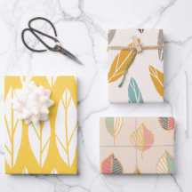 Patrón elegante de hoja