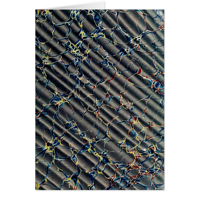 Patrón elegante de papel de mármol negro (Frente)