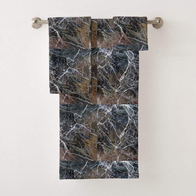 Patrón elegante moderno de piedra de guijarros de  (In situ)