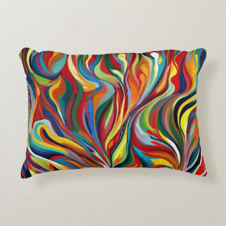 Patrón elegante y elegante de acento almohada