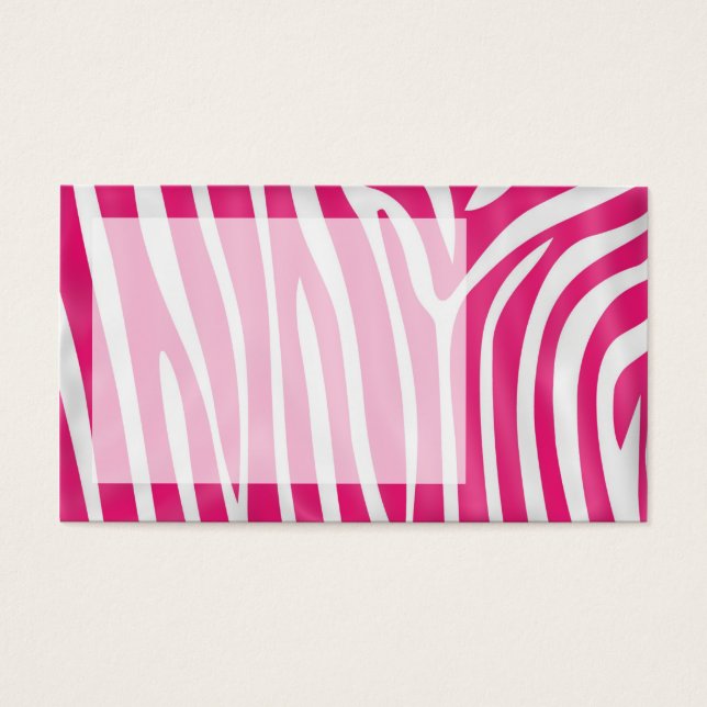 Patrón elegante y moderno de cebra (Frente)