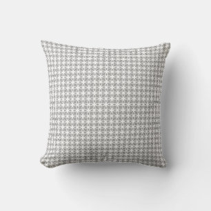 patrón en escala de grises en la almohada