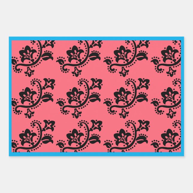 PATRÓN ESCÁNDINO DE LA HOJA DE FRANQUEO DE REGALOS (Anverso)