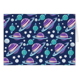 Patrón espacial, planetas, estrellas, galaxia, cos