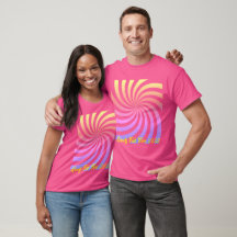 Patrón espiral Camiseta lundy