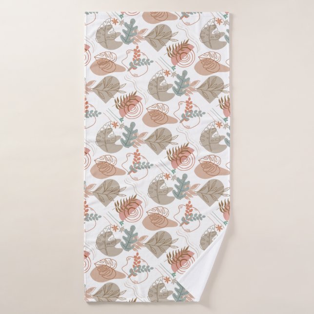 Patrón estético A11 de BOHO (Toalla de baño)