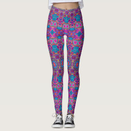 Patrón étnico sin foco Mujeres Leggings