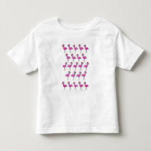 Patrón Flamingo de jardín rosa Camisas de Jersey d