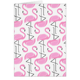 Patrón Flamingo Rosado Girly Simple Moderno Tropic
