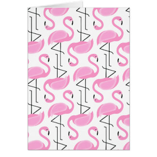 Patrón Flamingo Rosado Girly Simple Moderno Tropic