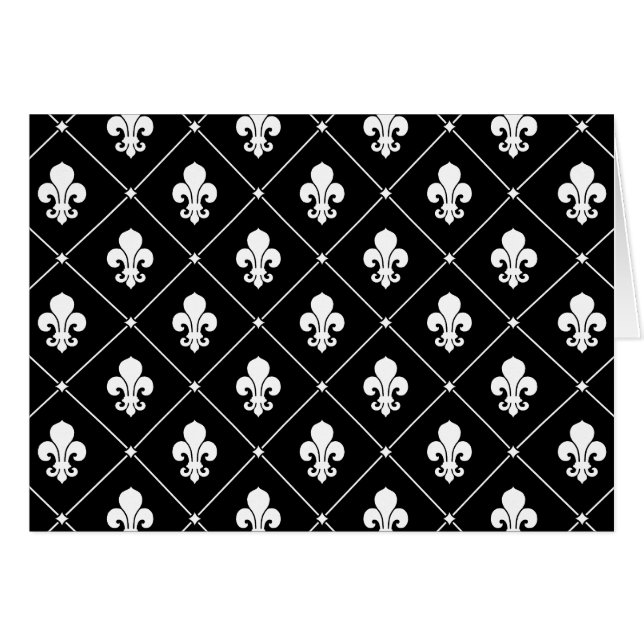 Patrón Fleur De Lis (Anverso (Horizontal))