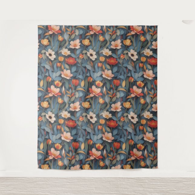 Patrón floral 4 Tapiz (Anverso)