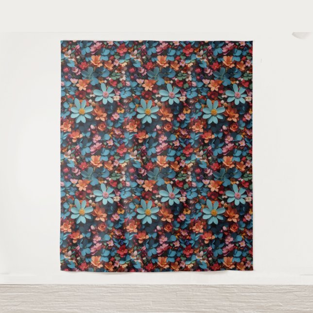 Patrón floral 6 Tapiz (Anverso)