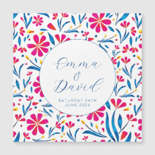 Patrón floral ascendente personalizado