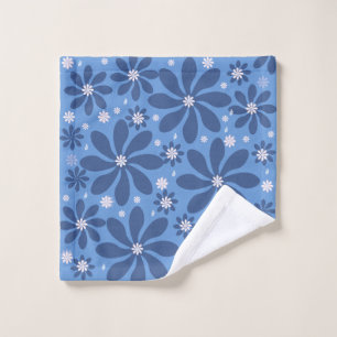 Patrón floral azul - Elegante acceso