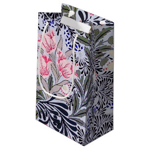 Patrón floral, bolsa de regalo pequeña William Mor
