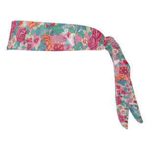 Patrón floral chino colorido
