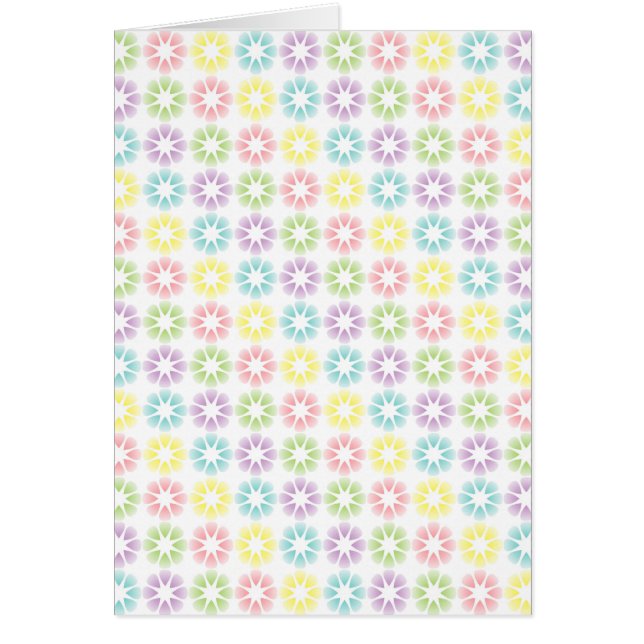 Patrón floral colorido (Frente)