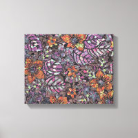 Patrón floral de colores pastel arte digital román
