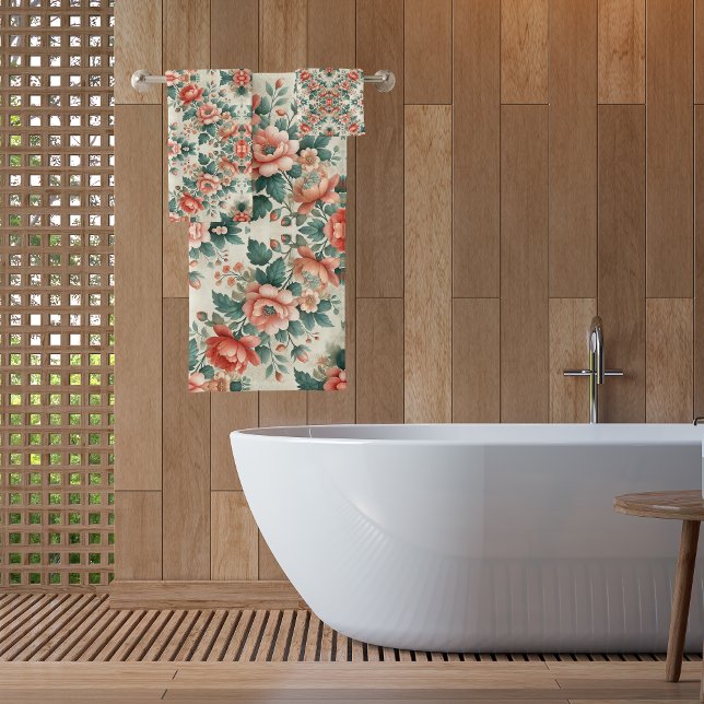 Patrón floral de la cabaña de campo (Subido por el creador)