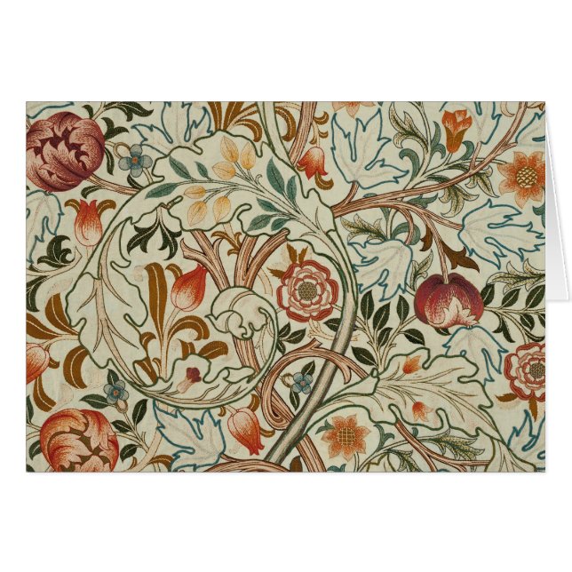 Patrón floral de William Morris Acanthus Embroider (Anverso (Horizontal))