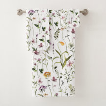 Patrón floral del Jardín de flores silvestres