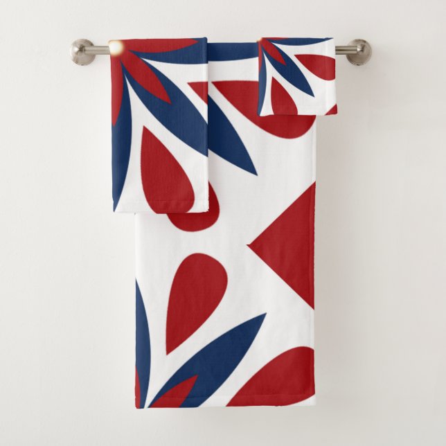 Patrón floral geométrico colorido (In situ)