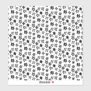 Patrón floral reconstruido - Pegatinas vinílicos d