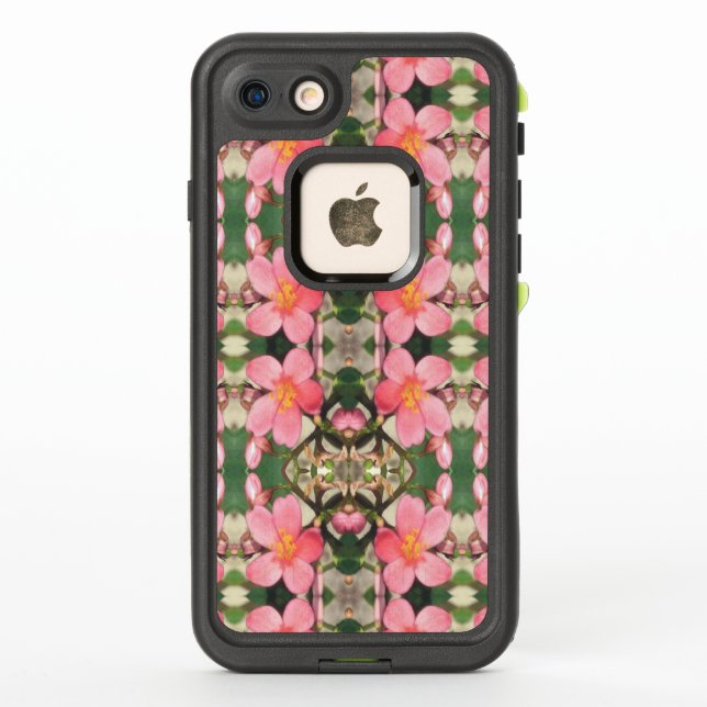 Patrón floral rosado (Reverso)