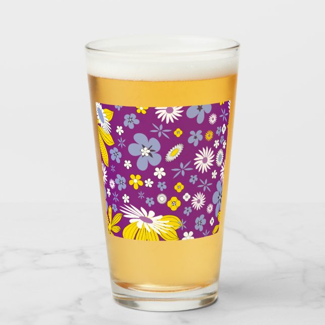 Patrón floral sin foco (Anverso (lleno))