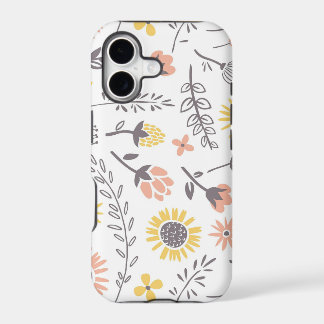 Patrón floral vintage