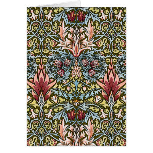 Patrón floral William Morris Snakeshead