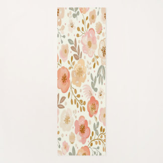 Patrón floral Yoga Mat