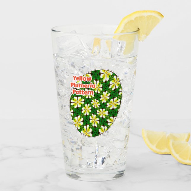 Patrón frangipano amarillo (Reverso (hielo))