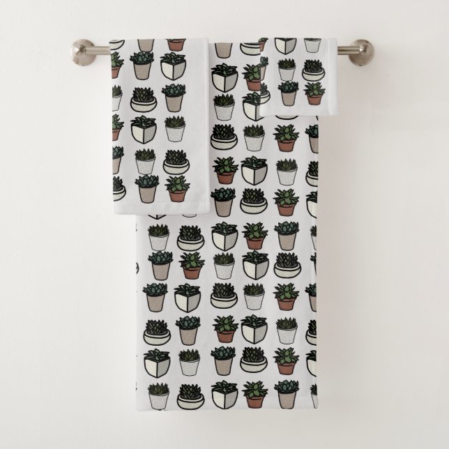 Patrón funky de la planta de Cactus (In situ)