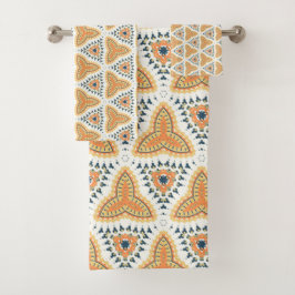 Patrón Geo de Naranja Dorado