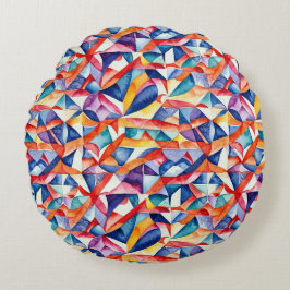 Patrón geométrico abstracto 23 - Cojín decorativo