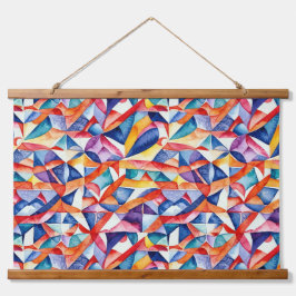 Patrón geométrico abstracto 23 - Tapiz de pared